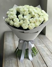 Букет 35 Белых роз в Первомайском Удмуртская республика