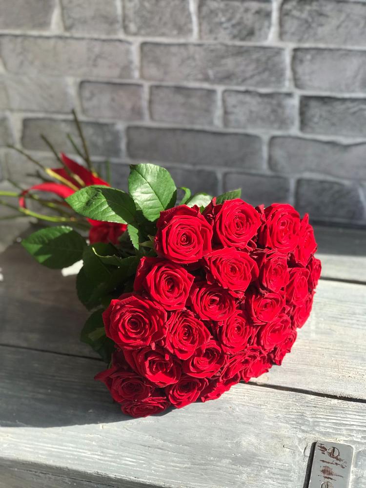 Букет Красные розы Фридом в Первомайском Удмуртская республика