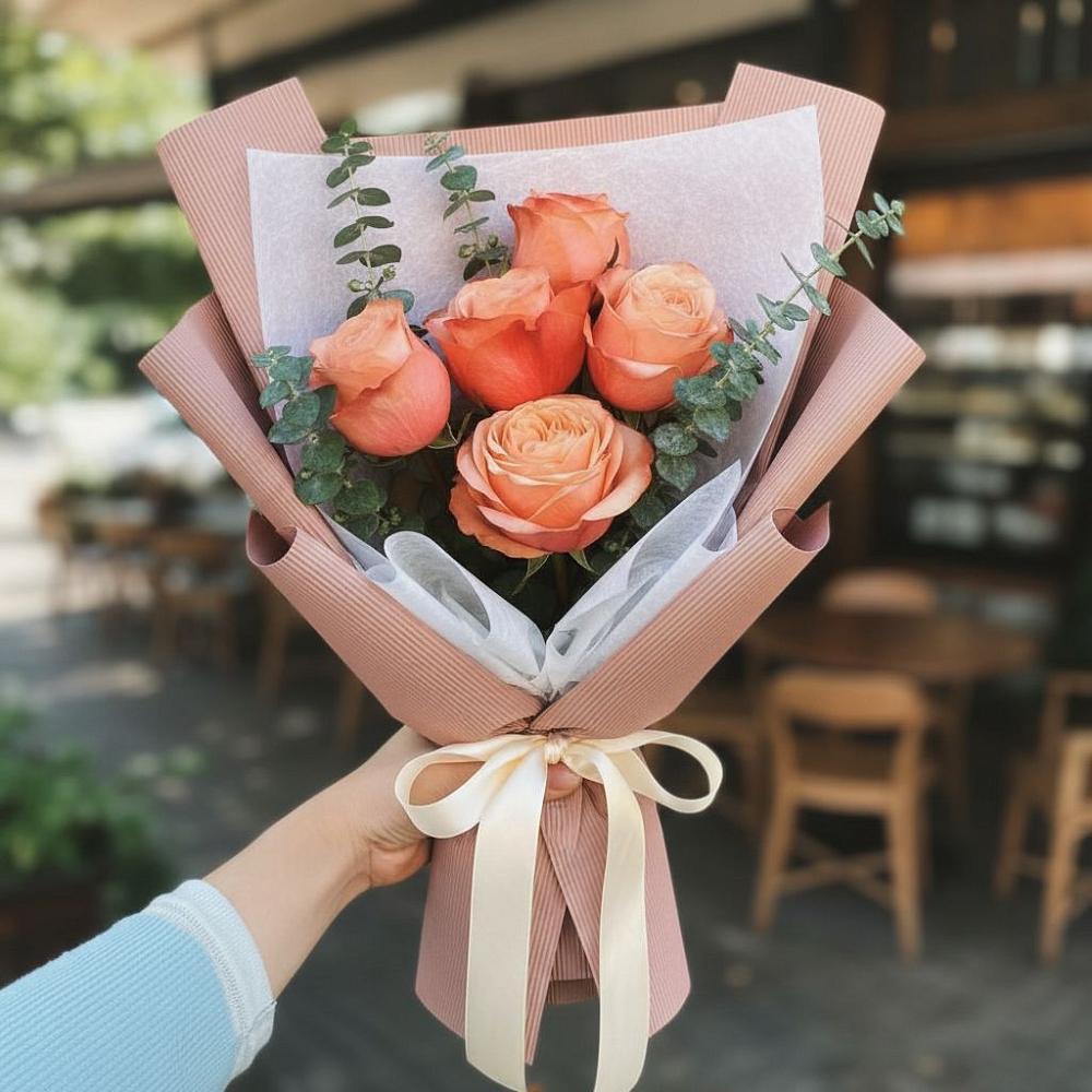 Букет цветов из: Розы в Первомайском Удмуртская республика