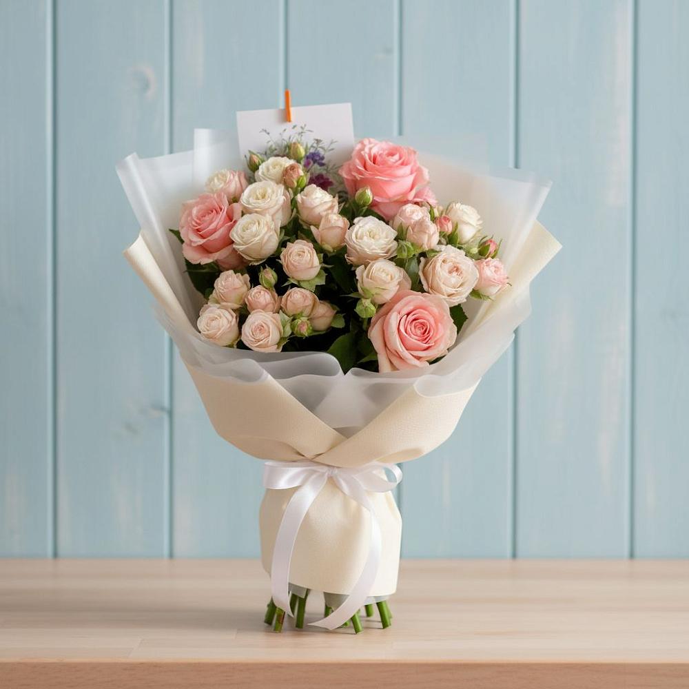 Букет цветов из: Розы в Первомайском Удмуртская республика