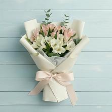 Букет цветов из:  Альстромерии в Первомайском Удмуртская республика