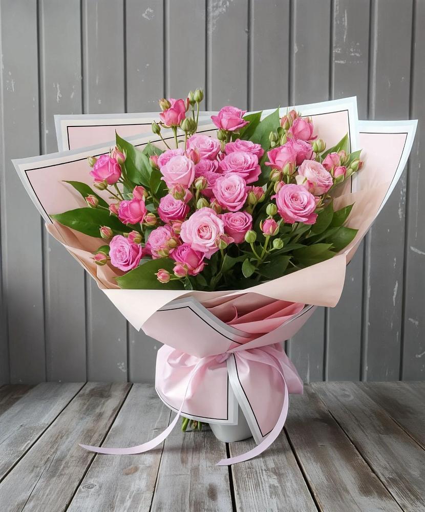 Букет Розовый кустик в Первомайском Удмуртская республика