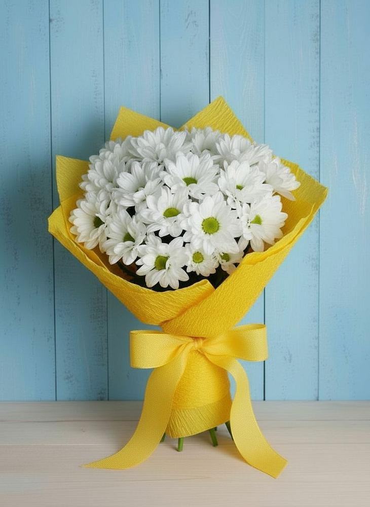 Букет цветов из: Хризантемы в Первомайском Удмуртская республика