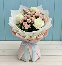 Букет цветов из:  Розы в Первомайском Удмуртская республика
