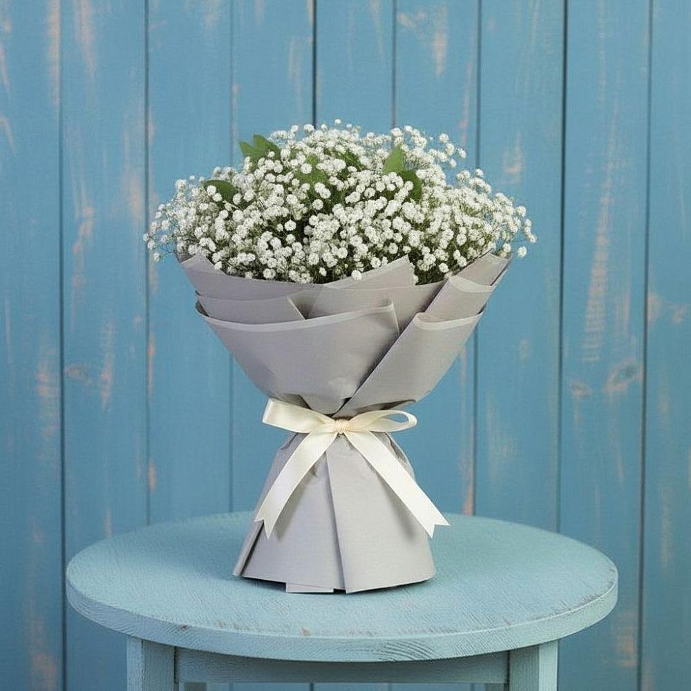 Букет цветов из: Гипсофила в Первомайском Удмуртская республика