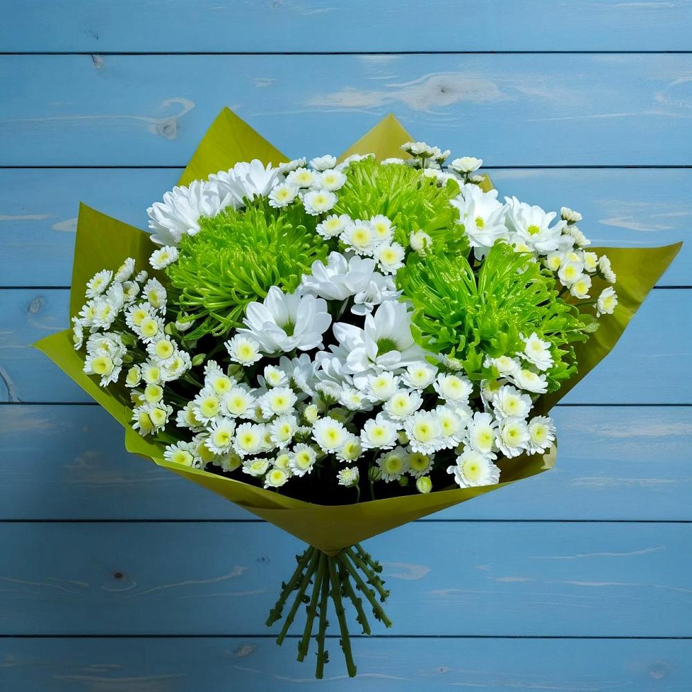 Букет цветов из: Хризантемы в Первомайском Удмуртская республика