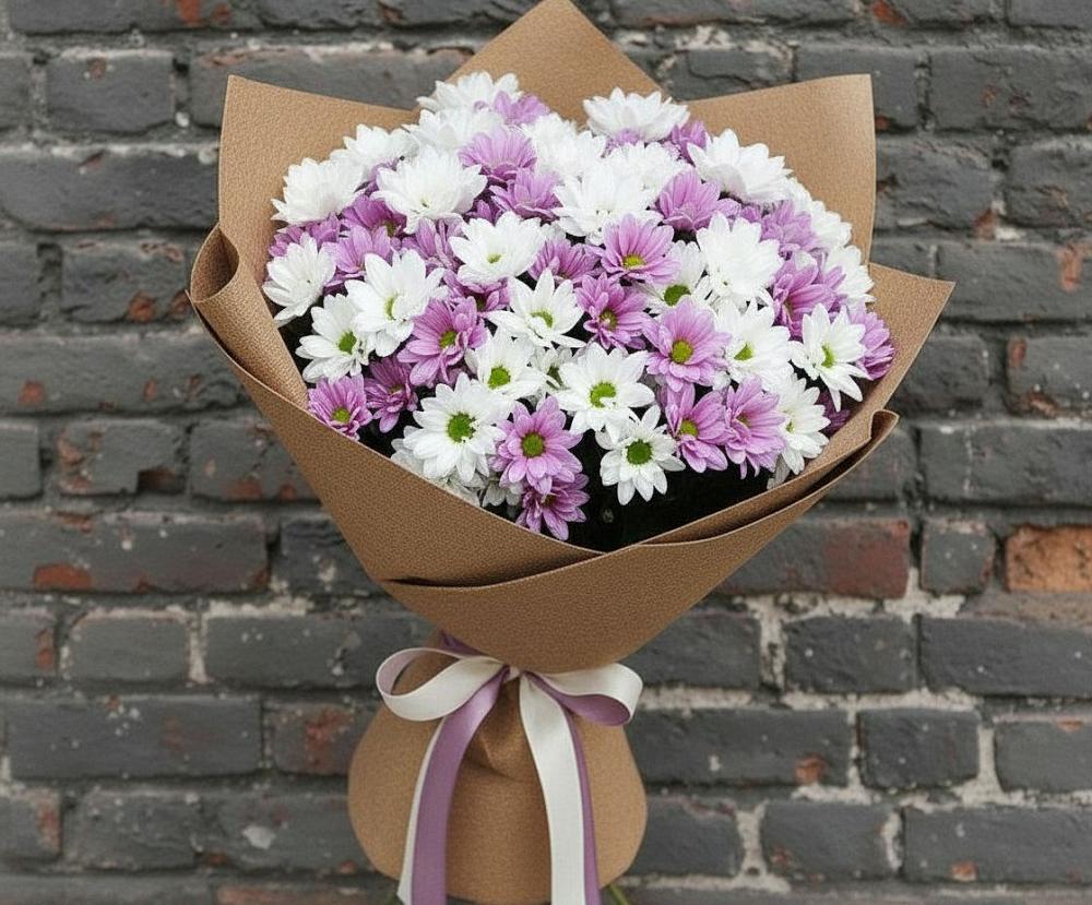 Букет цветов из: Хризантемы в Первомайском Удмуртская республика