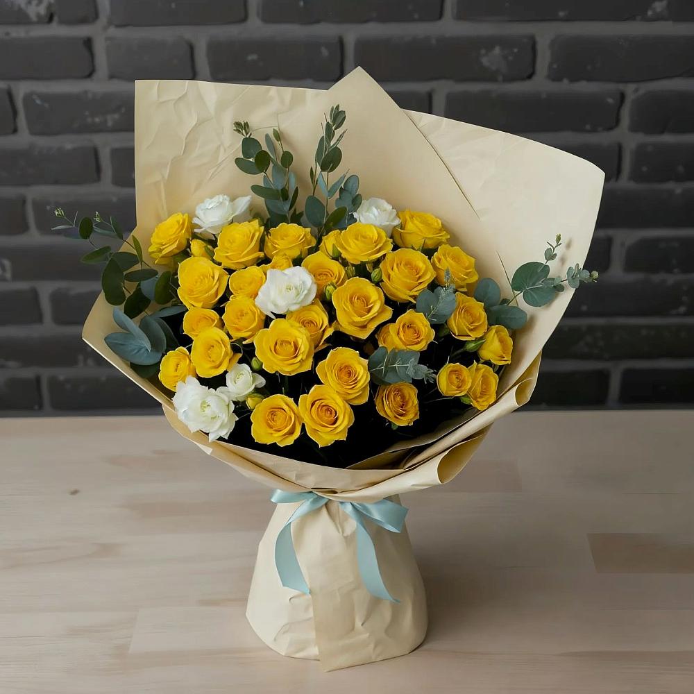 Букет цветов из: Розы в Первомайском Удмуртская республика