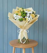 Букет цветов из:  Хризантемы и Розы в Первомайском Удмуртская республика