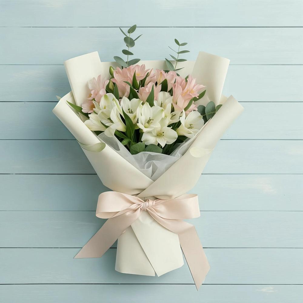 Букет цветов из: Альстромерии в Первомайском Удмуртская республика