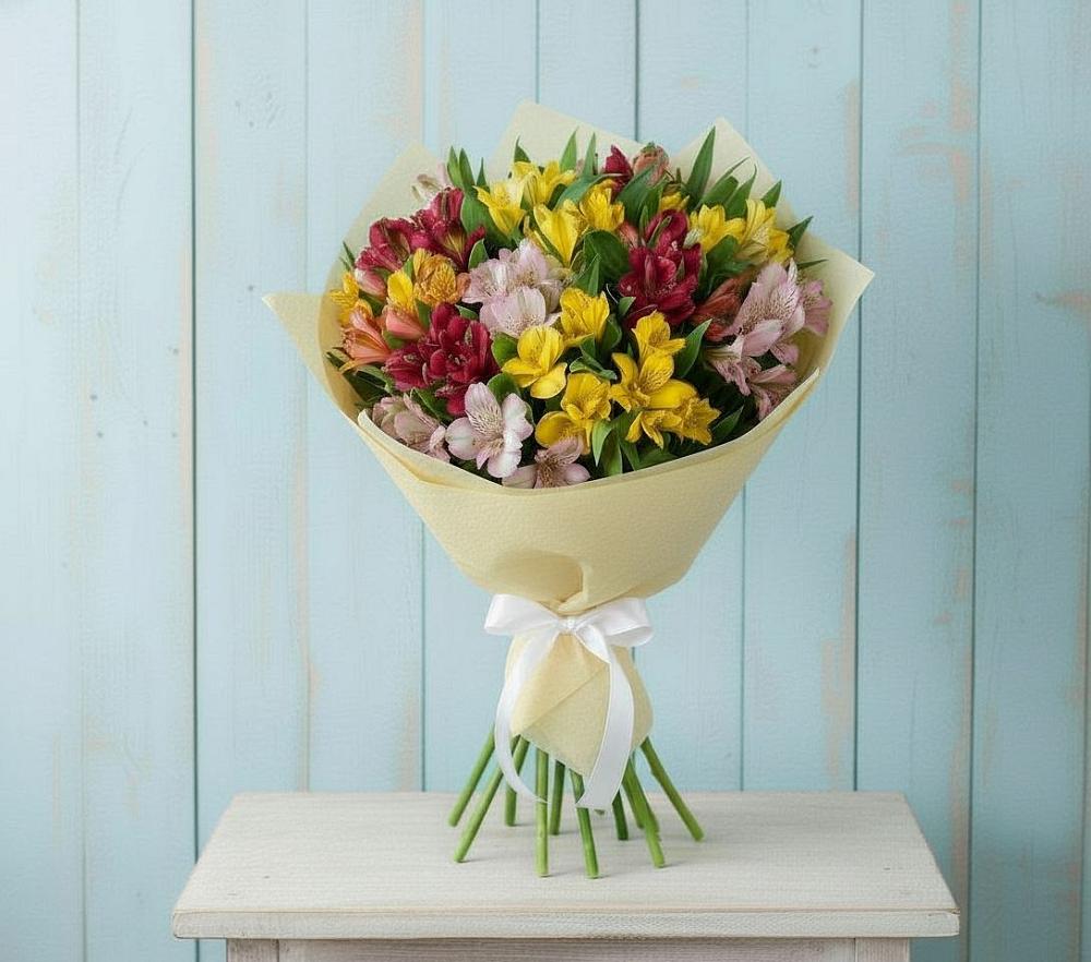 Букет цветов из: Альстромерии в Первомайском Удмуртская республика