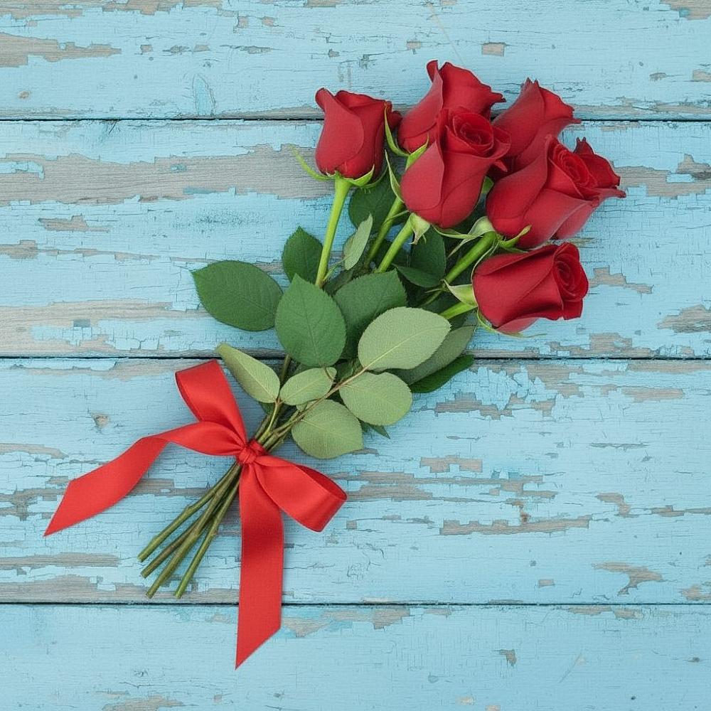 Букет Красные розы в Первомайском Удмуртская республика