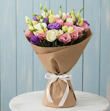 Букет цветов из:  Лизиантусы в Первомайском Удмуртская республика