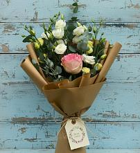 Букет цветов из:  Розы и Лизиантусы #REPLACE_PRED# Первомайском Удмуртская республика