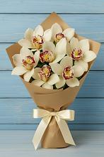 Букет цветов из:  Орхидеи и Розы в Первомайском Удмуртская республика